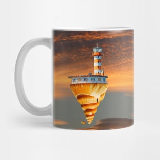 Shell-Lighthouse Mug